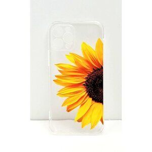 iphone 12 12 pro Sunflower Clear Phone Case